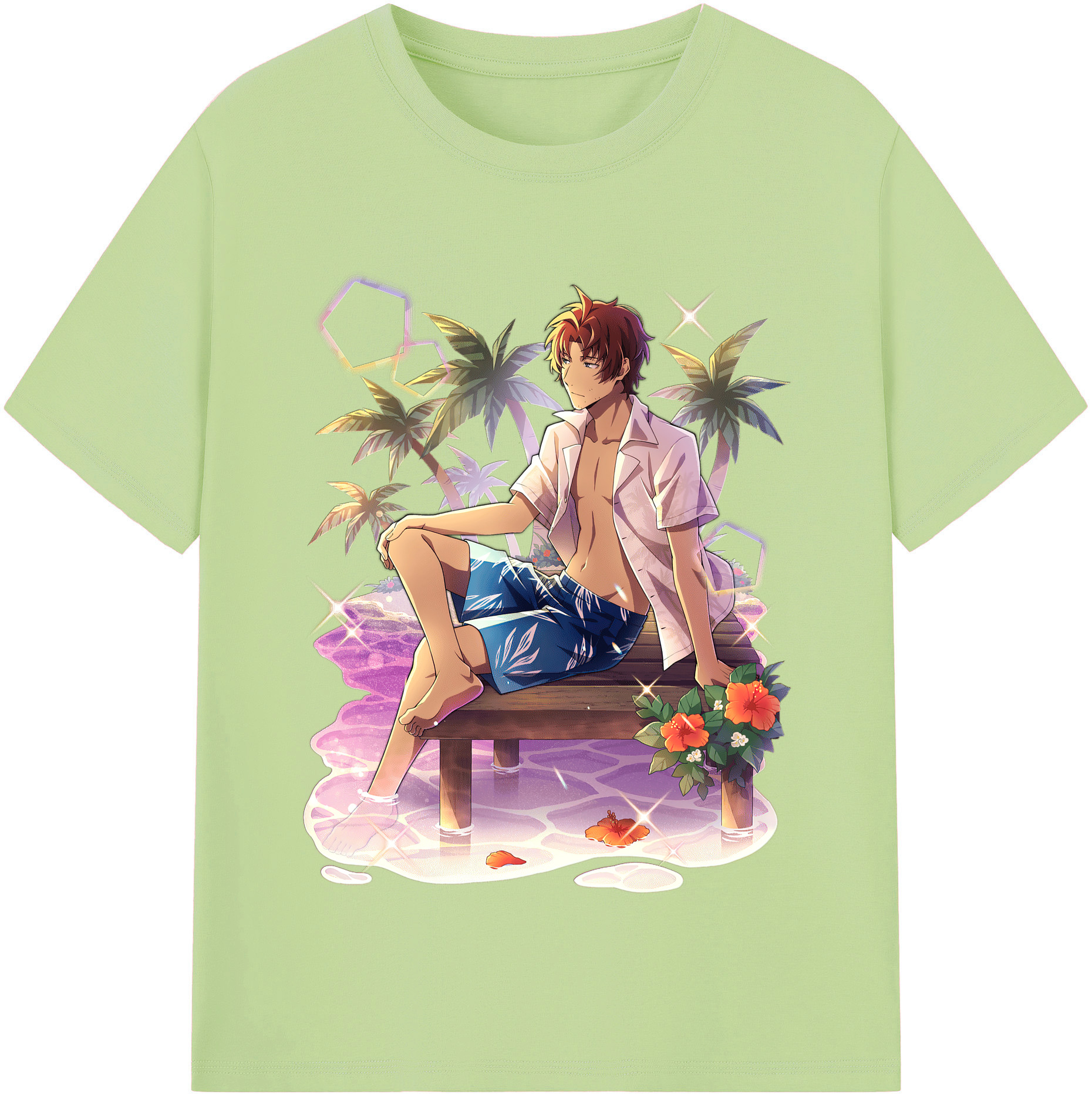 （画像用） 文豪ストレイドッグス Bungo Stray Dogs 綿100％半袖Tシャツ（フロントプリント）
